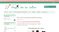 Desktop Screenshot of magiedelalaine.com